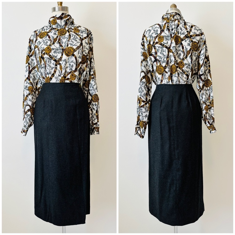 Vintage 90’s harve benard Wrap Maxi Skirt